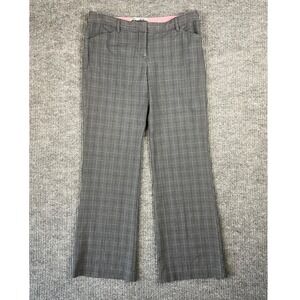 Y2K Preppy Academia Star City Logan Gray Plaid Flare Trousers US Juniors 11